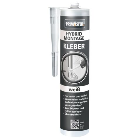 Primaster Hybrid Montage Kleber weiß 430g