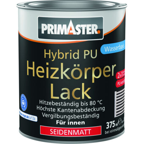 Primaster Hybrid PU-Heizkörperlack weiß seidenmatt 375 ml