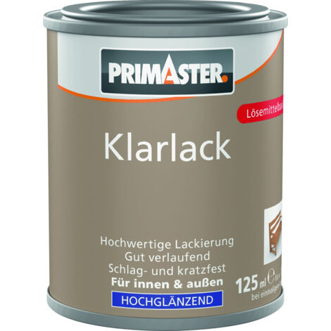 Primaster Klarlack 125 ml farblos hochglänzend Lack