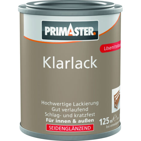 Primaster Klarlack 125 ml farblos seidenglänzend Lack