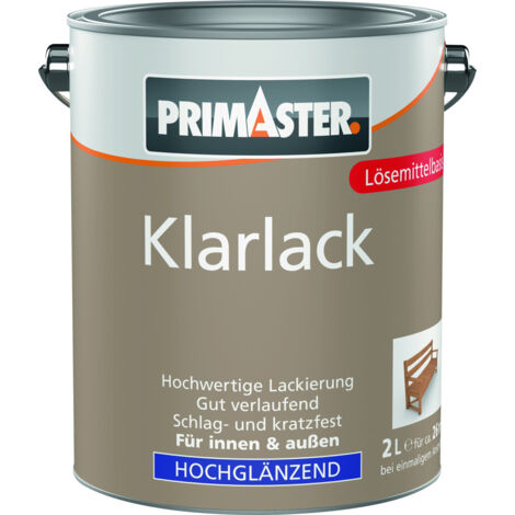Primaster Klarlack 2 L farblos hochglänzend Lack