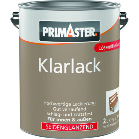 Primaster Klarlack 2 L farblos seidenglänzend Lack