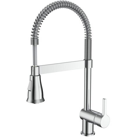 Primaster Küchenarmatur Jena verchromt mit Handbrause und Wassersparfunktion Küchenarmatur