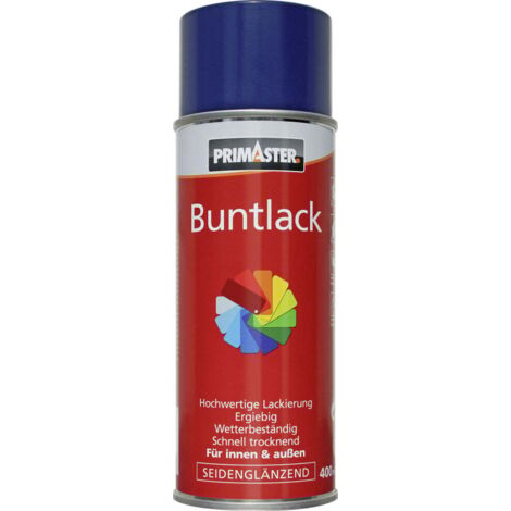 Primaster Lackspray 400ml Saphirblau Seidenglänzend Wetterbeständig Sprühlack