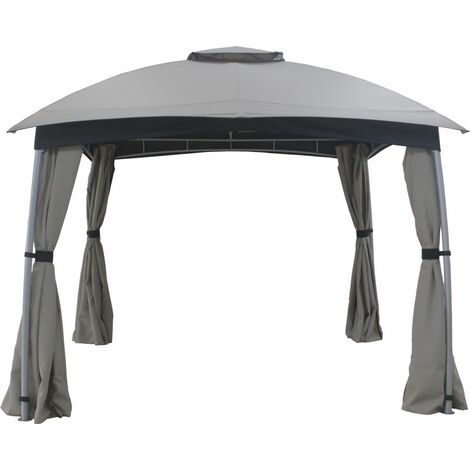 Primaster Pavillon Forli 295 x 295cm Gartenzelt Gartenpavillon Faltpavillon
