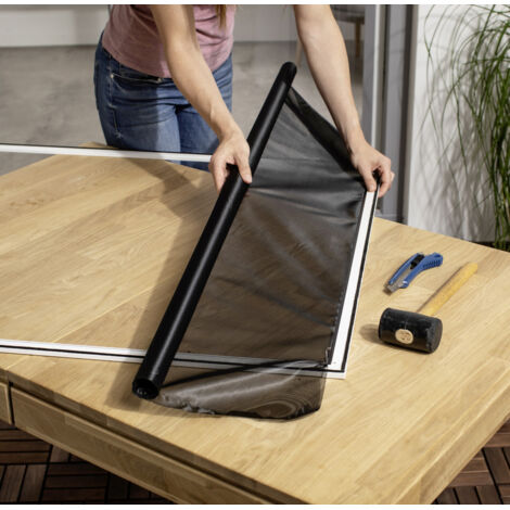 Primaster Pollenschutznetz 120 x 150 cm Rolle schwarz