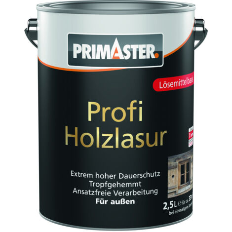 Primaster Profi Holzlasur 2,5 L eiche Holzlasur