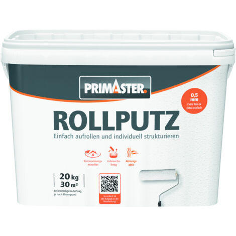 Primaster Putz von der Rolle 20 kg weiß
