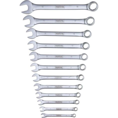 Primaster Ring-Maulschlüssel-Set 12 teilig 6 - 19 mm Ringschlüssel 12tlg