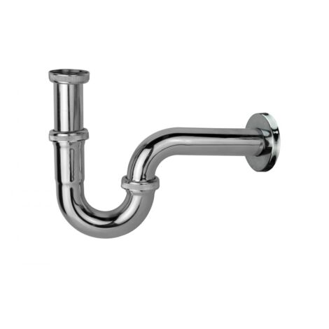 Primaster Röhrensiphon 1 1/4 Zoll x 32 mm Siphon Ablaufgarnitur Abfluss