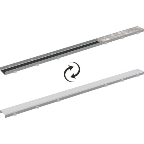 Primaster Rost für Duschrinne Edelstahl 75 cm silber befliesbar Duschrinnen & Abläufe