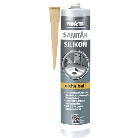 Primaster Sanitär Silikon eiche hell 310 ml Silikon