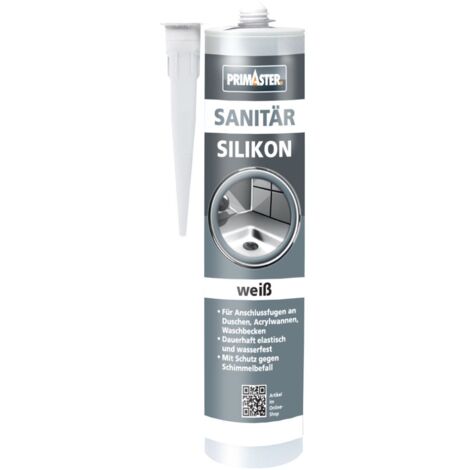 Primaster Sanitär Silikon weiß 310 ml Dichtstoff