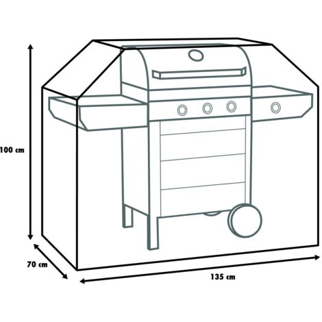 Primaster Schutzhülle Universal für Gasgrills und Grillwagen Grillabdeckhaube