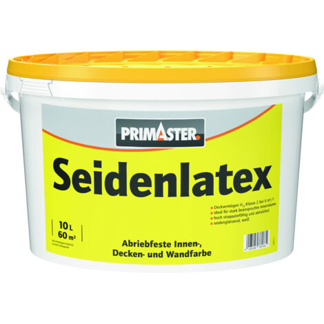 Primaster Seidenlatex glänzend 10 L weiß