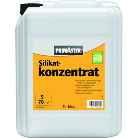 Primaster Silikatkonzentrat 5,0 L farblos