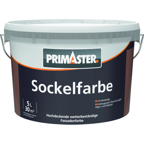 Primaster Sockel- und Dachfarbe 5 L sandstein Außen