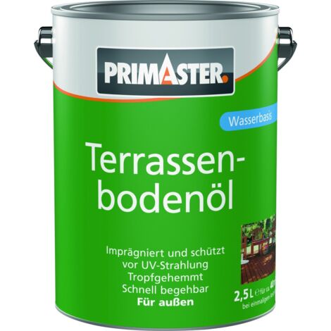Primaster Terrassenbodenöl 2,5 L bangkirai Holzschutzmittel