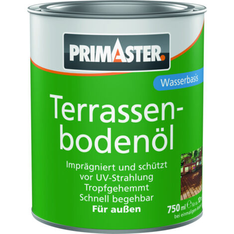 Primaster Terrassenbodenöl 750 ml naturbraun Holzschutzmittel
