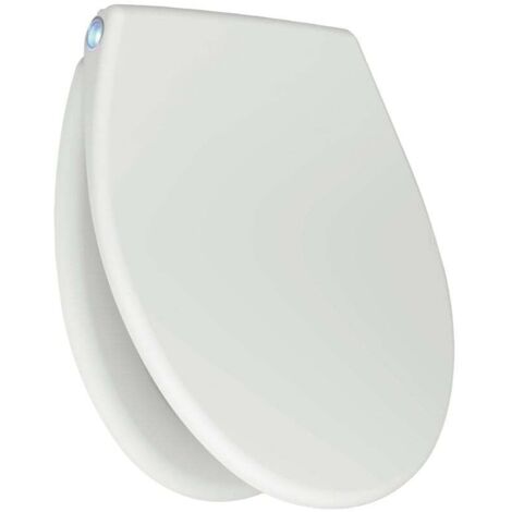 Primaster Toilettendeckel Dallas Absenkautomatik Weiß LED WC Sitz Toilettensitz