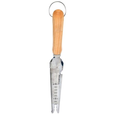 Primaster Unkrautstecher Edelstahl 33 cm mit Holzgriff