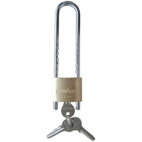 Primaster Vorhängeschloss Messing 185 mm inkl. 3 Schlüssel Vorhängeschlösser