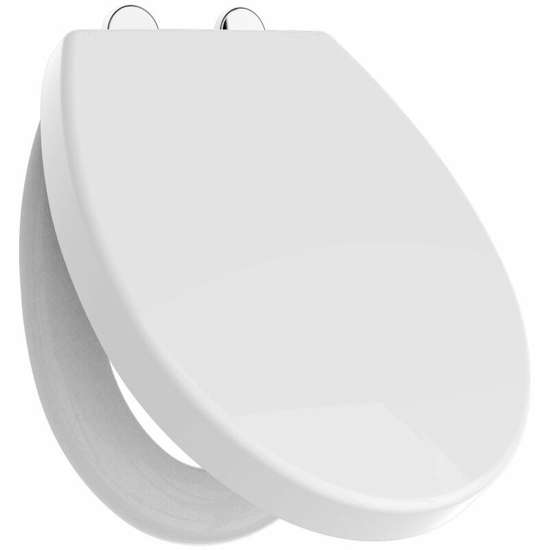 Primaster Toilettendeckel Atlanta Weiß Absenkautomatik WC Sitz Toilettensitz  - Onlineshop ManoMano