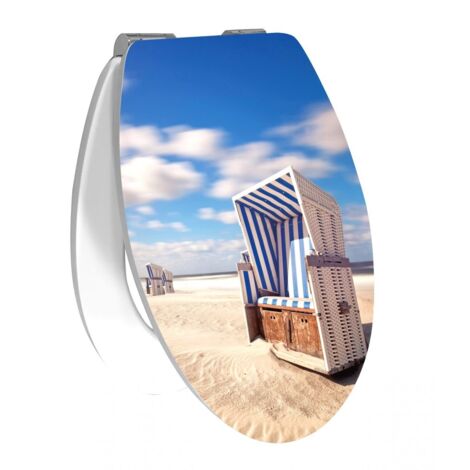 Primaster WC-Sitz Ostsee Absenkautomatik Toilettensitz Toilettendeckel