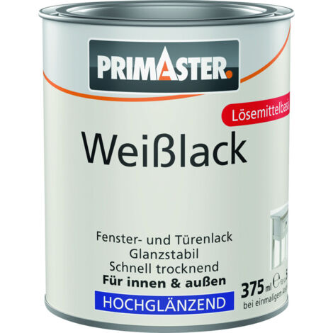 Primaster Weißlack hochglänzend 375 ml weiß