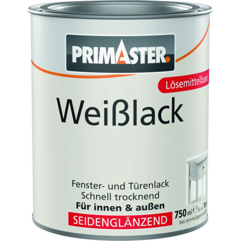 Primaster Weißlack seidenmatt 750 ml weiß