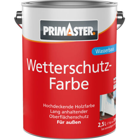 Primaster Wetterschutzfarbe 2,5 L basaltgrau