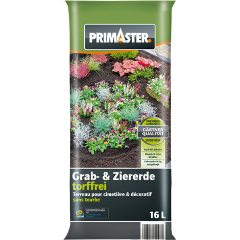 Primaster Zier- & Graberde torffrei 16 L Erde