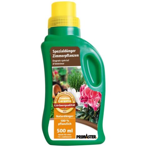 Primaster Zimmerpflanzen-Spezialdünger 500ml Konzentrat Kräuterdünger Ganzjährig