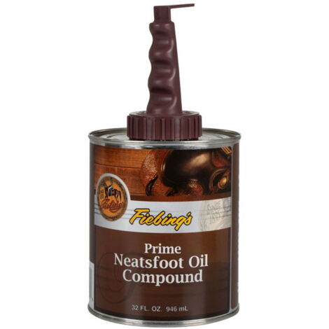 Prime Neatsfoot Oil Compound  ripristina elesticità a cuoio e pelle 946 ml