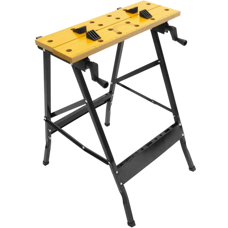 

Banco de trabajo con mordaza ajustable. Mesa plegable para bricolage. 100 Kg - Primematik