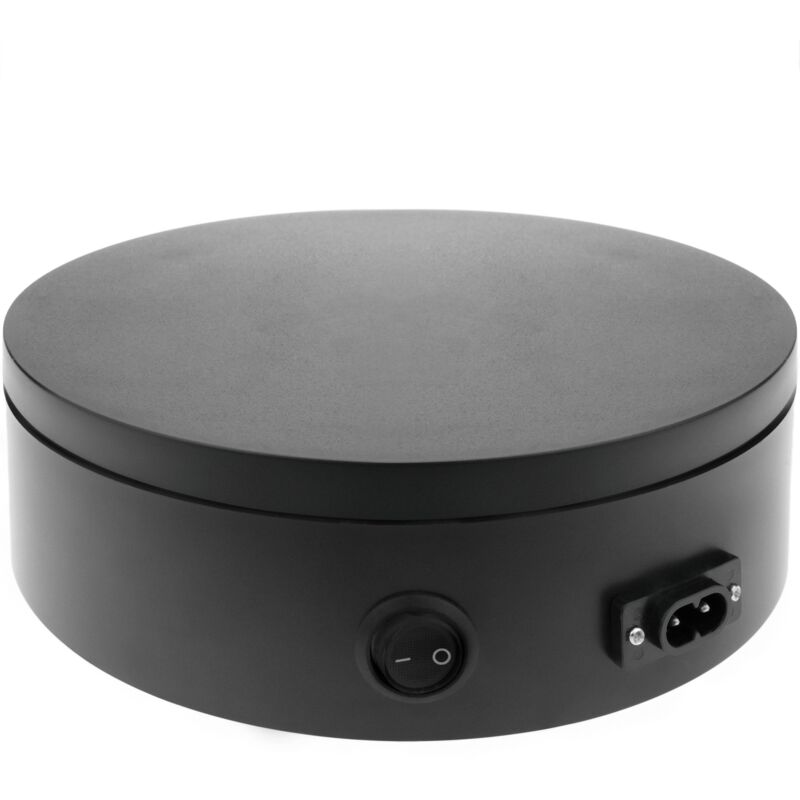 

Base giratoria eléctrica 20cm negro plataforma rotatoria - Primematik