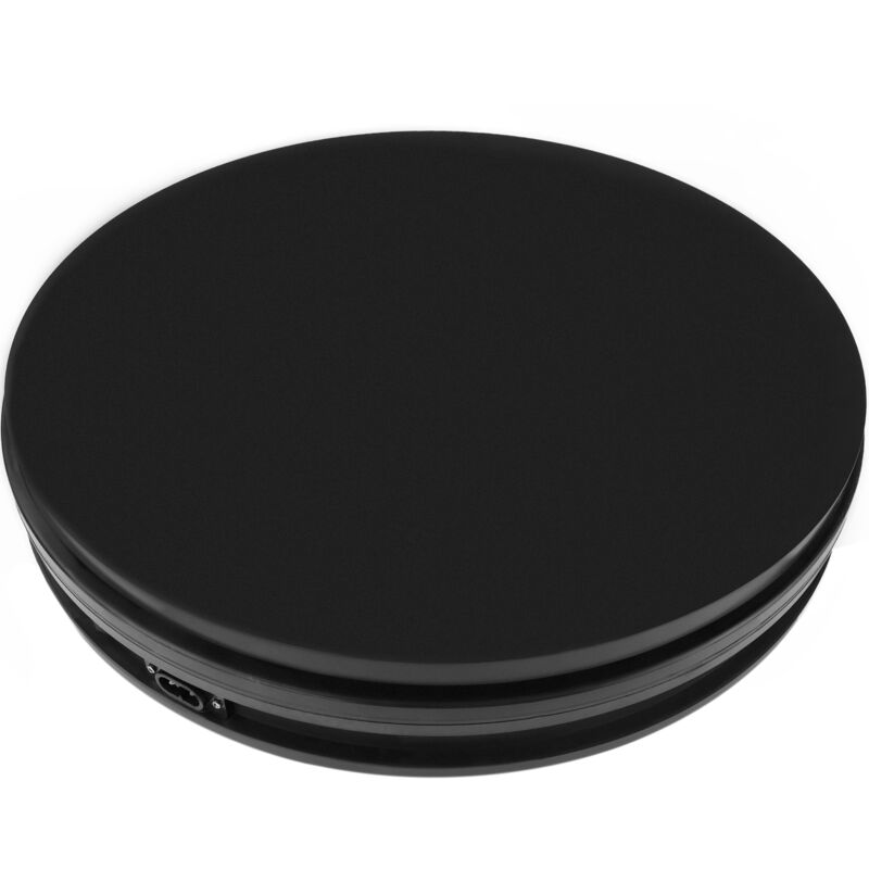 

PrimeMatik - Base giratoria eléctrica 35cm negro plataforma rotatoria