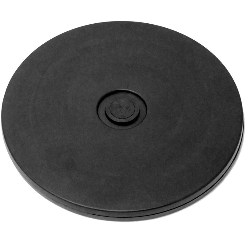 

Base giratoria manual de 15 cm. Plataforma rotatoria de color negro - Primematik