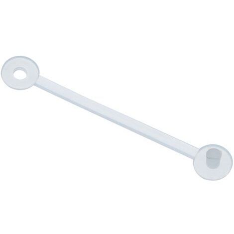 PrimeMatik - Brida para colgar marco de rótulo de 40mm