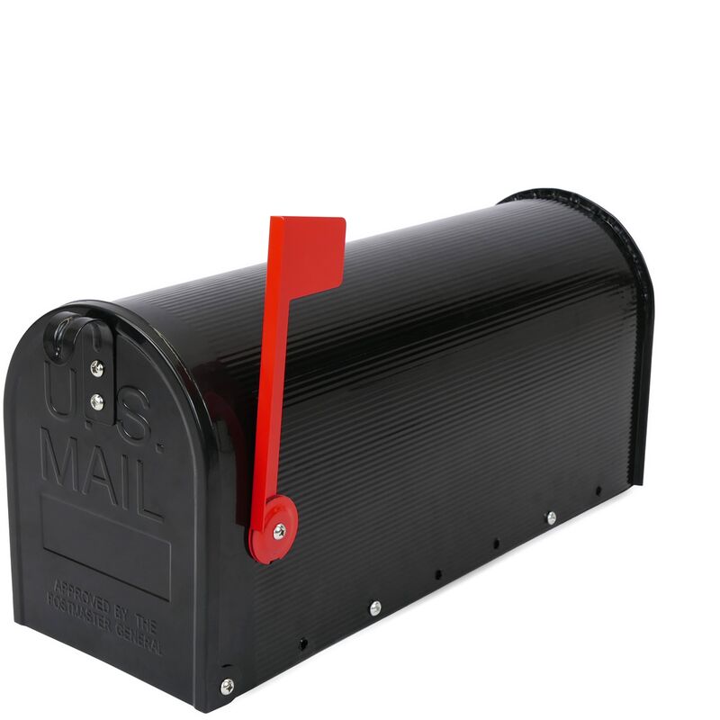 

Buzón US Mail de aluminio para correo postal americano negro - Primematik