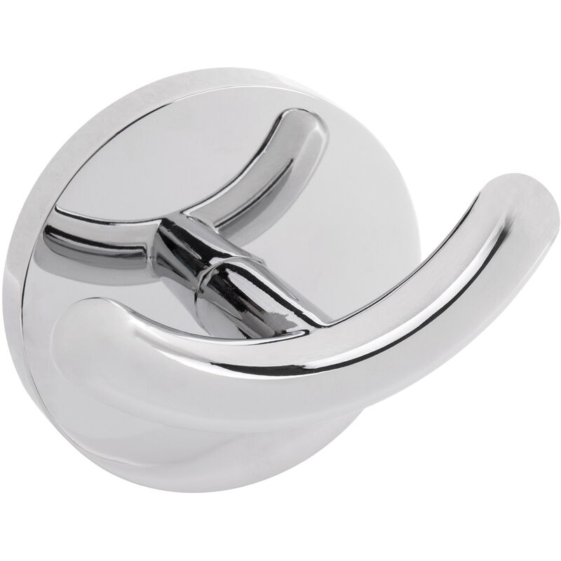 

Colgador doble cromado para baño modelo Renne - Primematik