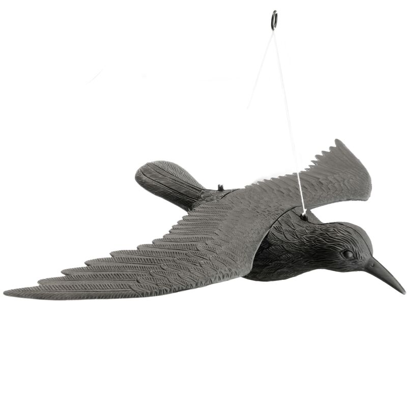 PrimeMatik - Corbeau volant épouvantail 58x42 cm