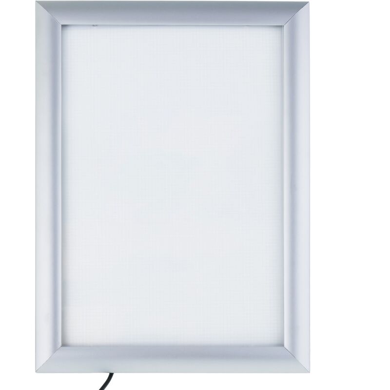 PrimeMatik - Cornice luminosa a LED A4 265x350mm per cartellonistica pubblicitaria