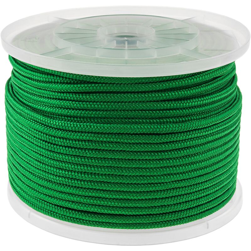 

Cuerda trenzada multifilamento PP 100 m x 6 mm verde - Primematik