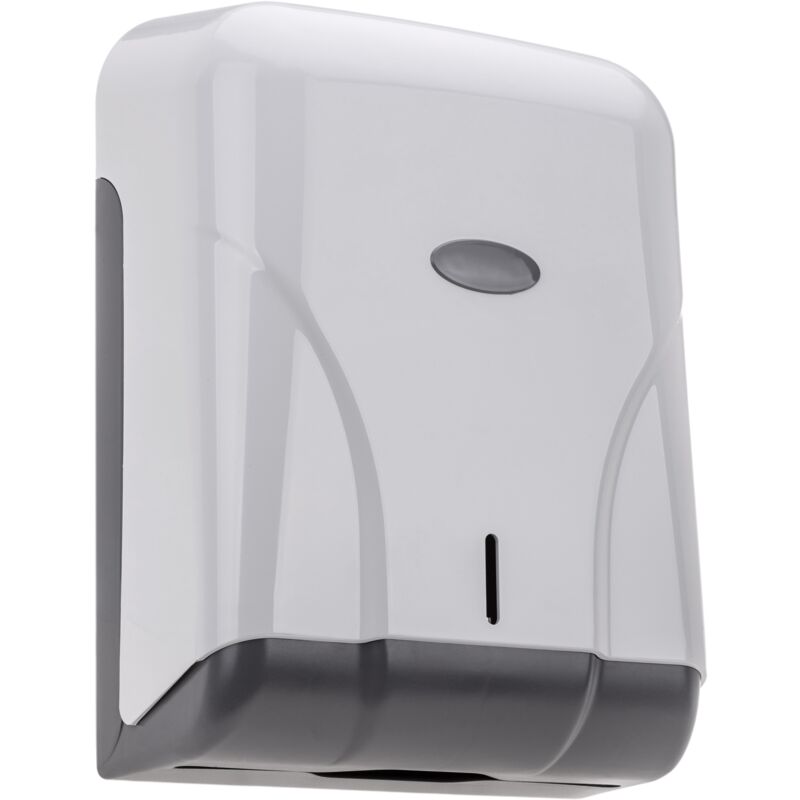 

Dispensador de toallas de papel 600 uds color blanco para baño - Primematik