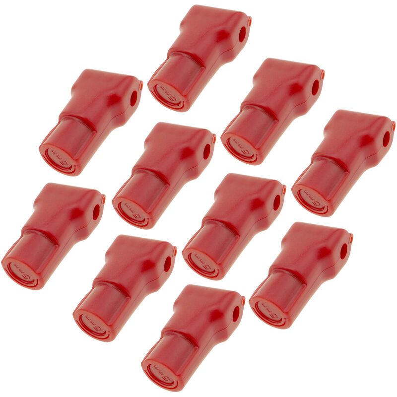 

Etiqueta de seguridad para ganchos slatwall o varillas de gafas compatible con etiqueta EAS RF 8.2MHz 10-pack rojo 5mm - Primematik