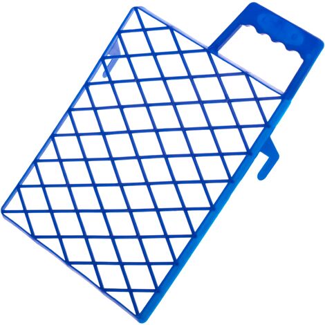 PrimeMatik - Grille de seau de peinture en plastique bleu
