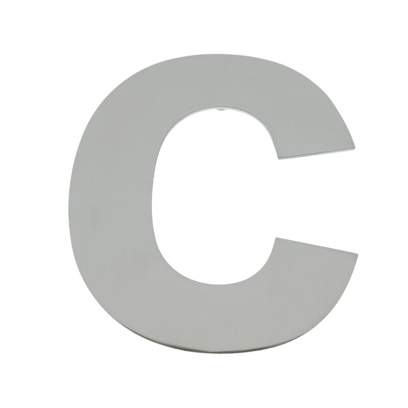 Image of Lettera c in acciaio inox 150 millimetri marcatura - Primematik