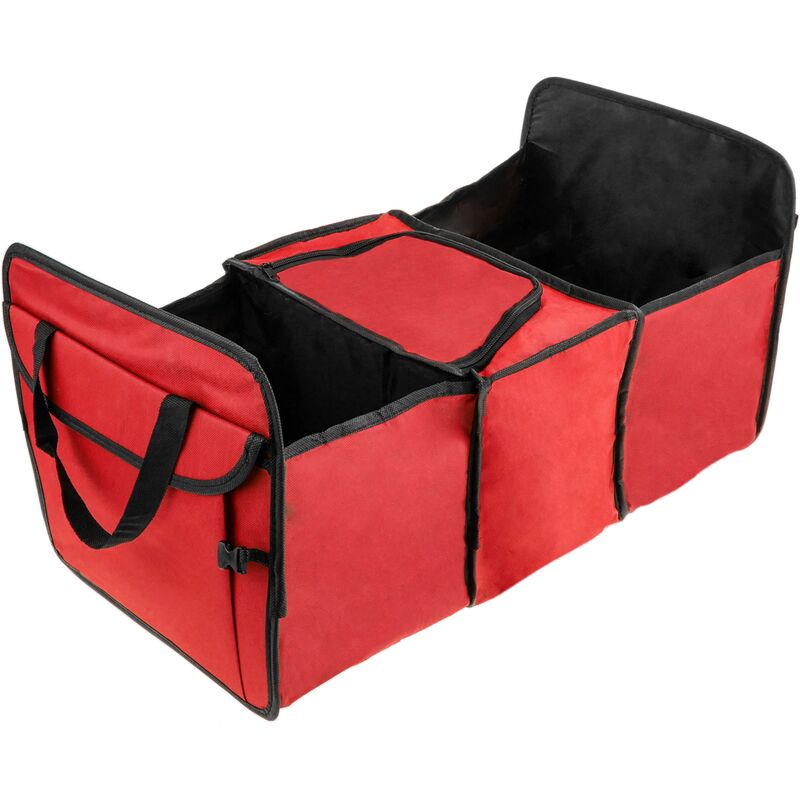 

Organizador plegable para maletero de coche. Bolsa multiusos con compartimento isotérmico - Primematik