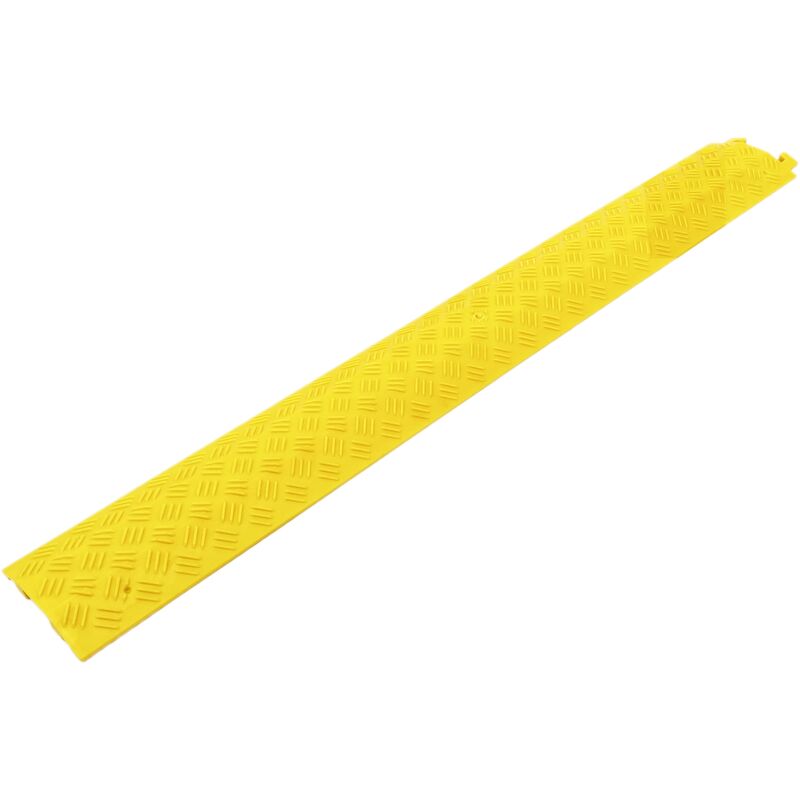 

Pasacables de suelo para protección de cables eléctricos de 1 vía 100x13 cm amarillo rígido - Primematik